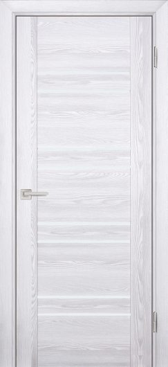 Межкомнатная царговая дверь Profilo Porte PSK-1 Ривьера айс LACOBEL остекленная — фото 1